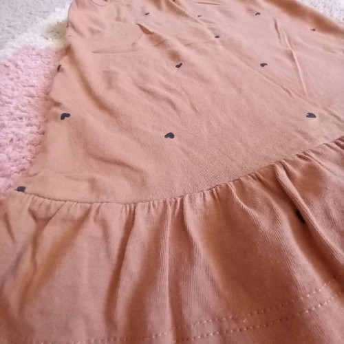 Children's dress set like new, H&M, beige and pink, 1.5-2 years