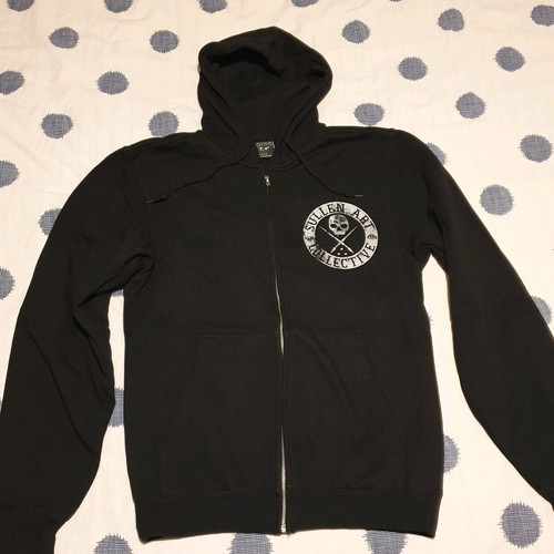 Sullen Art Small jacket like new, black with hood