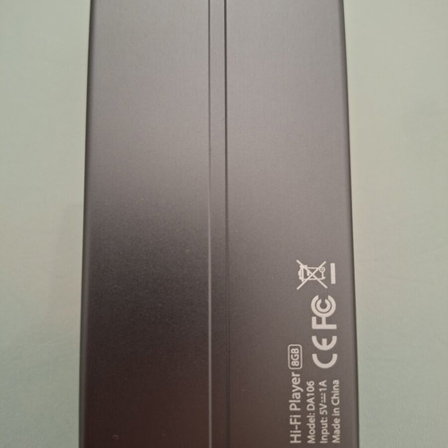 Dodocool DA106 mp3 player used, 8GB, Hi-Res audio