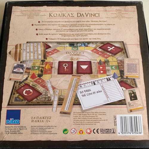 Da Vinci Code board game like new