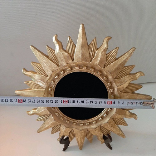 Vintage sun wall decor like new, resin, 32cm diameter