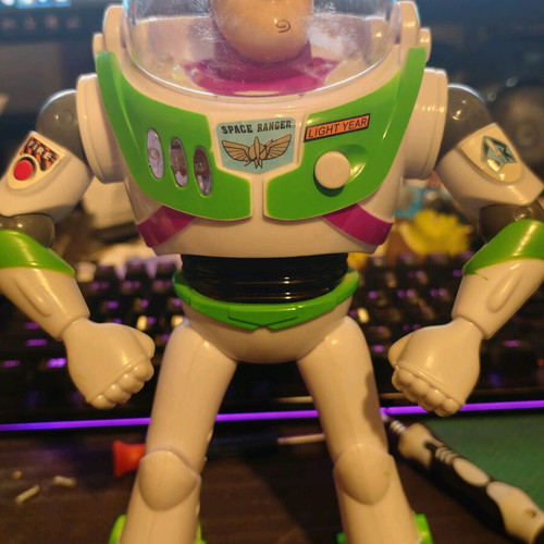 Buzz Lightyear figure from Toy Story 3 used, battery operated