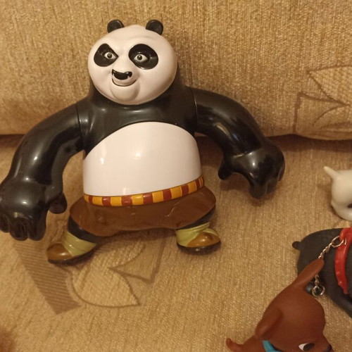 Kids Toys Used Mixed Set Including Kung Fu Panda, Shopkins, Kinder, Marbles