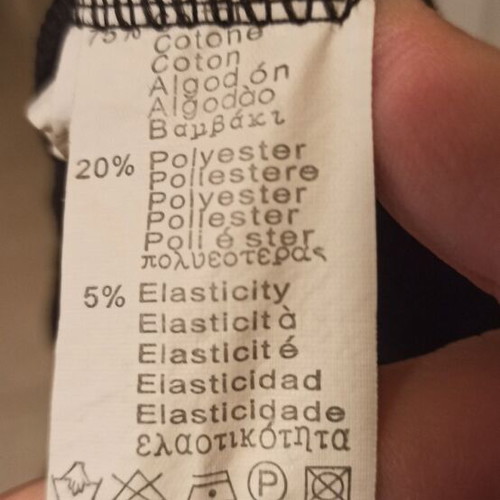 Women's pajama pants used, black, size M