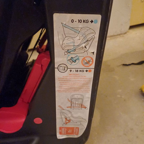 Child car seats, pack of 2, no isofix