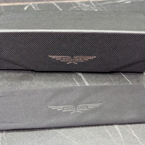 Police sunglasses case new black with cloth