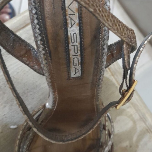 Via Spiga sandals used genuine leather size 36 multicolor
