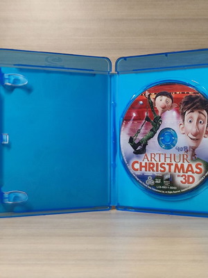 Arthur Christmas Blu-Ray 2D & 3D used, dubbed with Greek subtitles