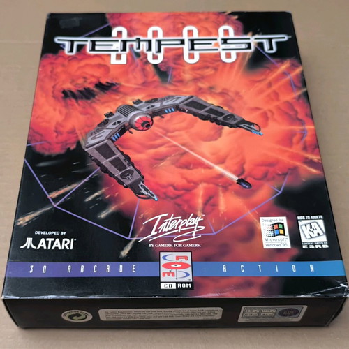 Tempest 2000 (Interplay) PC CD-ROM like new, Big Box