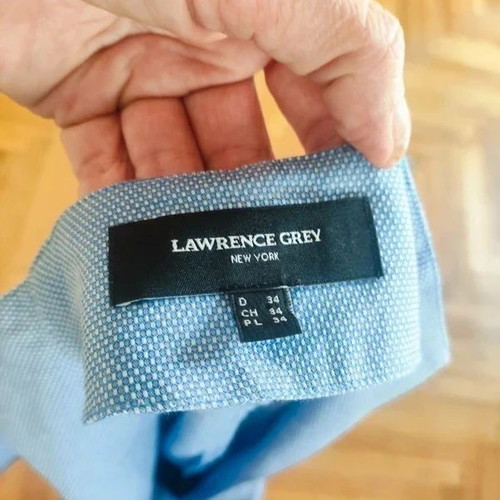 Lawrence Grey New York Shirt 100% Cotton Size S Like New