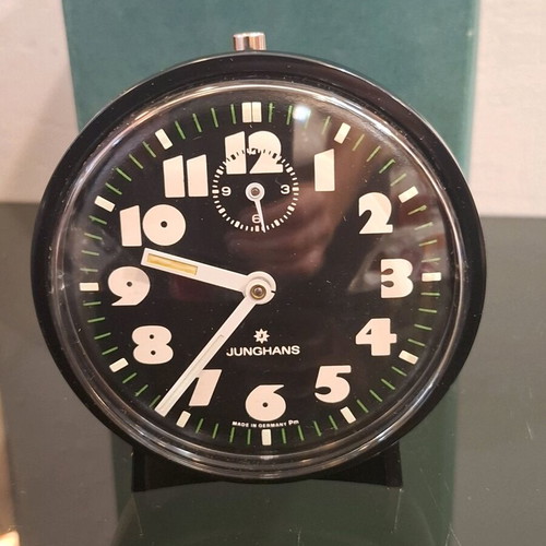 Space Age επιτραπέζιο αναλογικό ρολόι ξυπνητήρι Junghans σαν καινούργιο