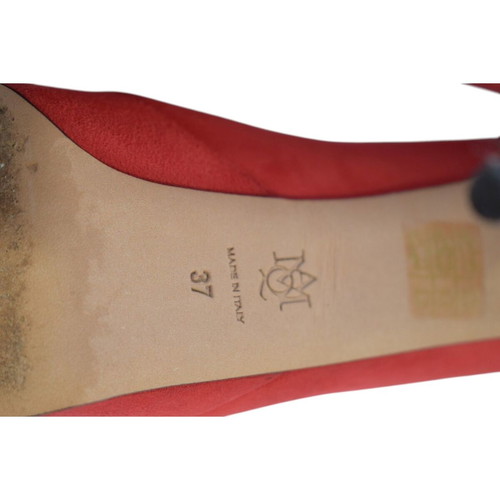 Alexander McQueen coral suede platform pumps EU 37 used