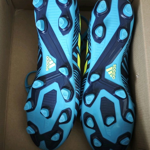 Adidas Nemeziz 17.4 FxG football shoes new, blue turquoise
