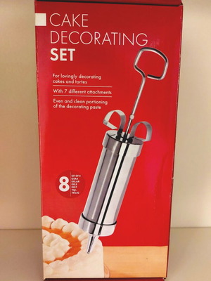Stainless steel piping set 8 pieces new
