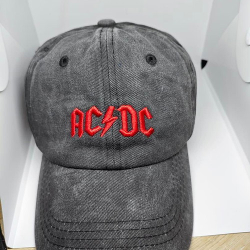 AC/DC Vintage Style Cap with Embroidered Logo like new