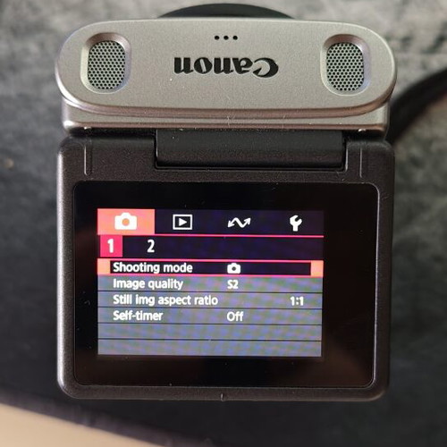 Canon PowerShot V10 4K UHD Vlogging Camera like new, silver