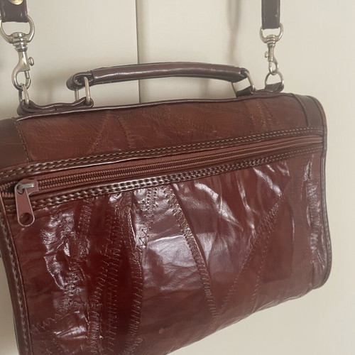 Marc Chantal leather shoulder bag for women like new, brown