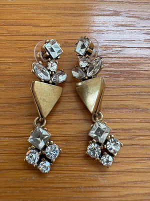 J.Crew earrings vintage, unused with minor wear