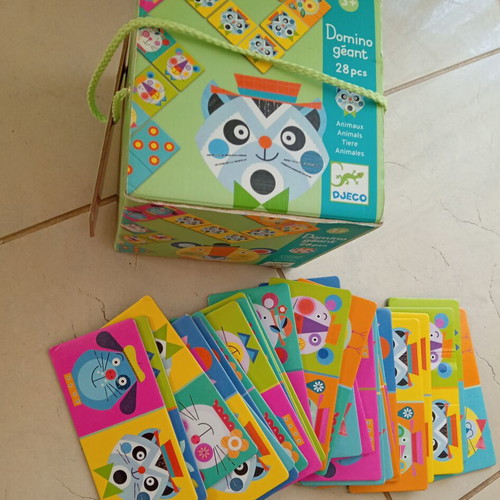 Djeco Domino and Puzzle for Preschool Children like new