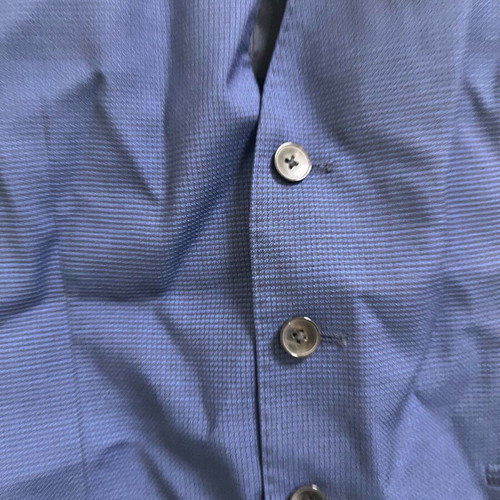 Boss blue vest new 100% wool 52 Italian size large