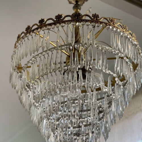 Vintage large chandelier used