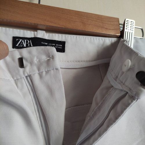 Zara tailored white pants used, size M 38