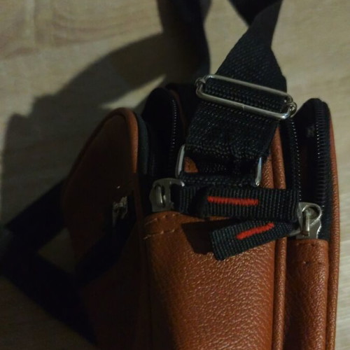 Leather crossbody bag new, lightweight and modern