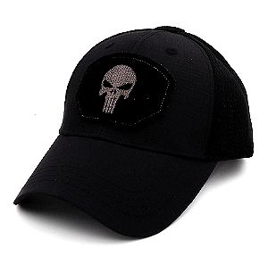 Καπέλο Punisher με Γείσο (Μαύρο).