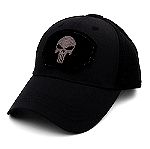 Καπέλο Punisher με Γείσο (Μαύρο).