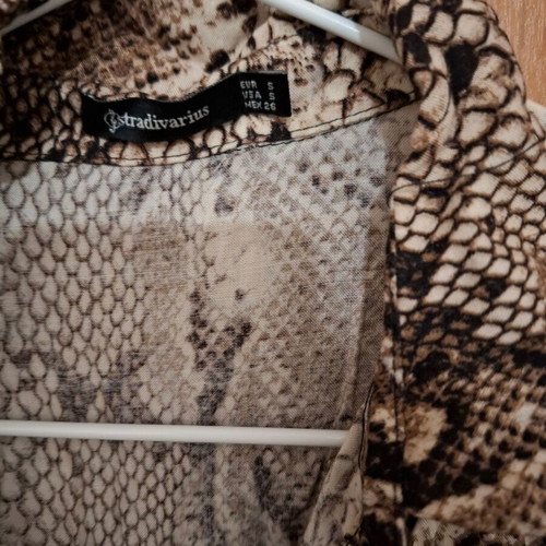 Stradivarius animal print dress like new