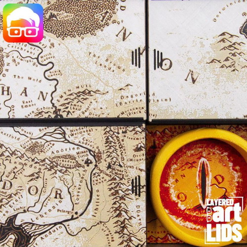 Lord of the Rings Duel for Middle-earth Board Game Organizer new