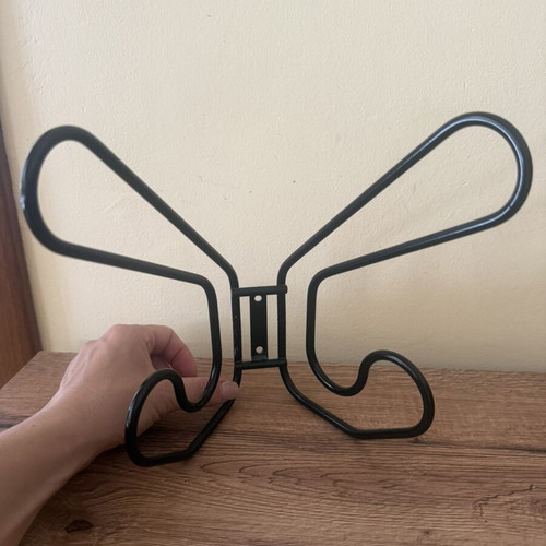 IKEA vintage hangers set of 2 black metal