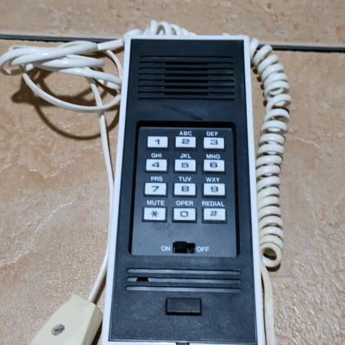 80's tabletop phone used with Nissan KDR30 Skyline photo