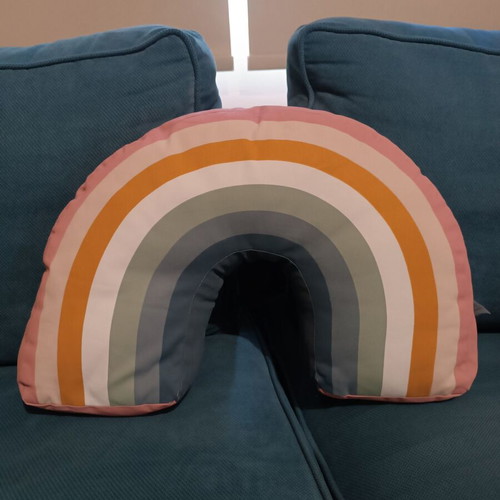 Rainbow baby pillow new