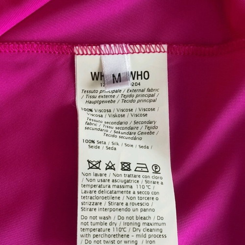 Luxury Who's Who Fuchsia Halter Top καινούργιο, μέγεθος M, 100% Viscosa