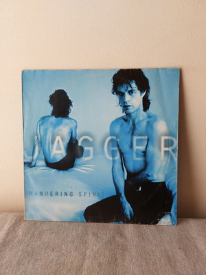 Mick Jagger Wandering Spirit vinyl record used, rock