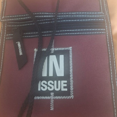 Travel pouches new, set of 2, burgundy color
