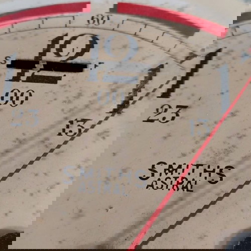 Ρολόι καραβιού Smiths Astral Radio Doom μεταχειρισμένο, μπρούτζινο δεκαετίας 60 χωρίς κλειδί