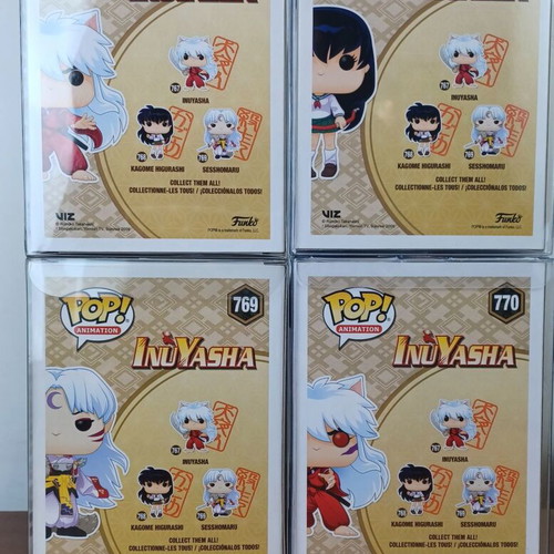 Funko Pop Animation InuYasha 1st Wave set like new