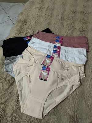 Women's cotton underwear set L/XL new, pack of 12