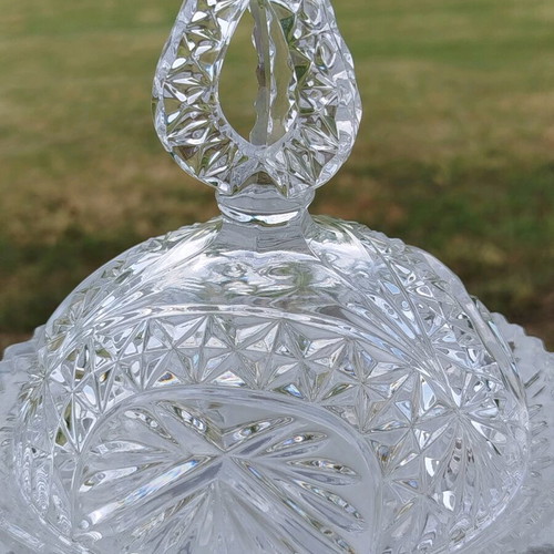 Vintage crystal fondantière like new from Germany 60s