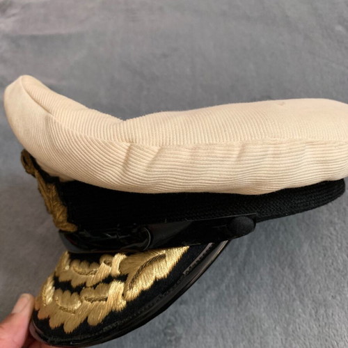 Greek Navy officer's peaked cap, 1960s