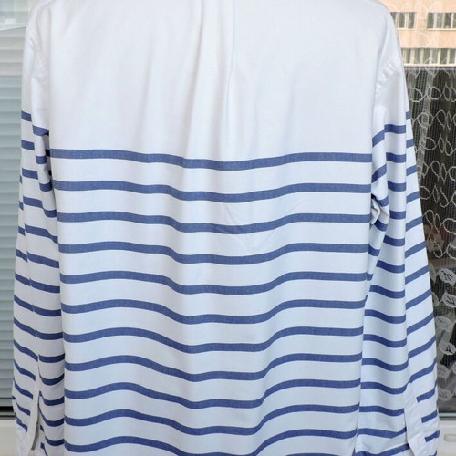 Polo Ralph Lauren Men's Navy Striped Button Down Shirt XL