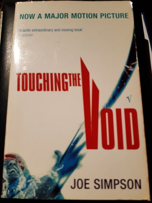 Joe Simpson Touching the Void βιβλίο σαν καινούργιο, αγγλικά