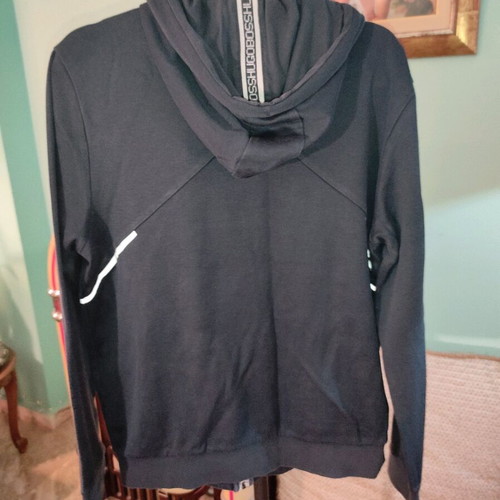 Boss men's hoodie jacket like new, large slim fit, blue