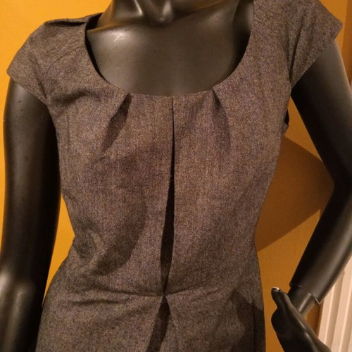MNG Suit office dress XL new, black and grey