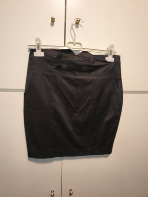 Satin skirt Naf Naf like new, size 36, black