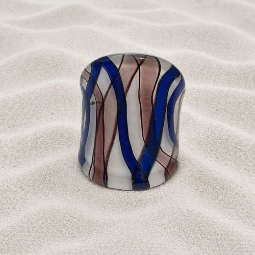 Handmade Murano style glass ring new