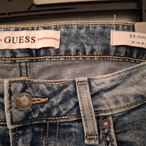 Guess men's blue pants like new