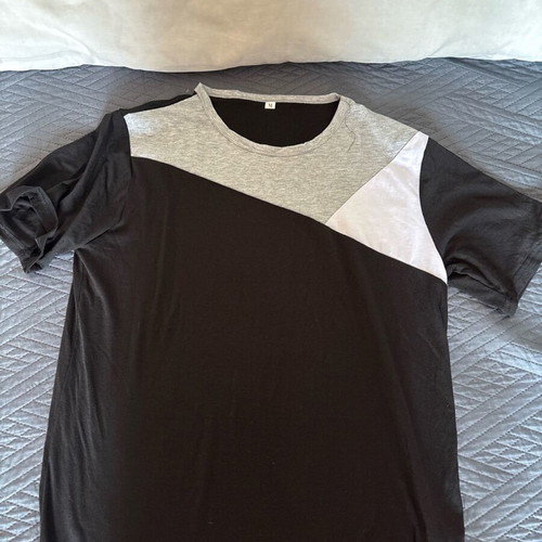 Short-sleeve T-shirt size M new, black